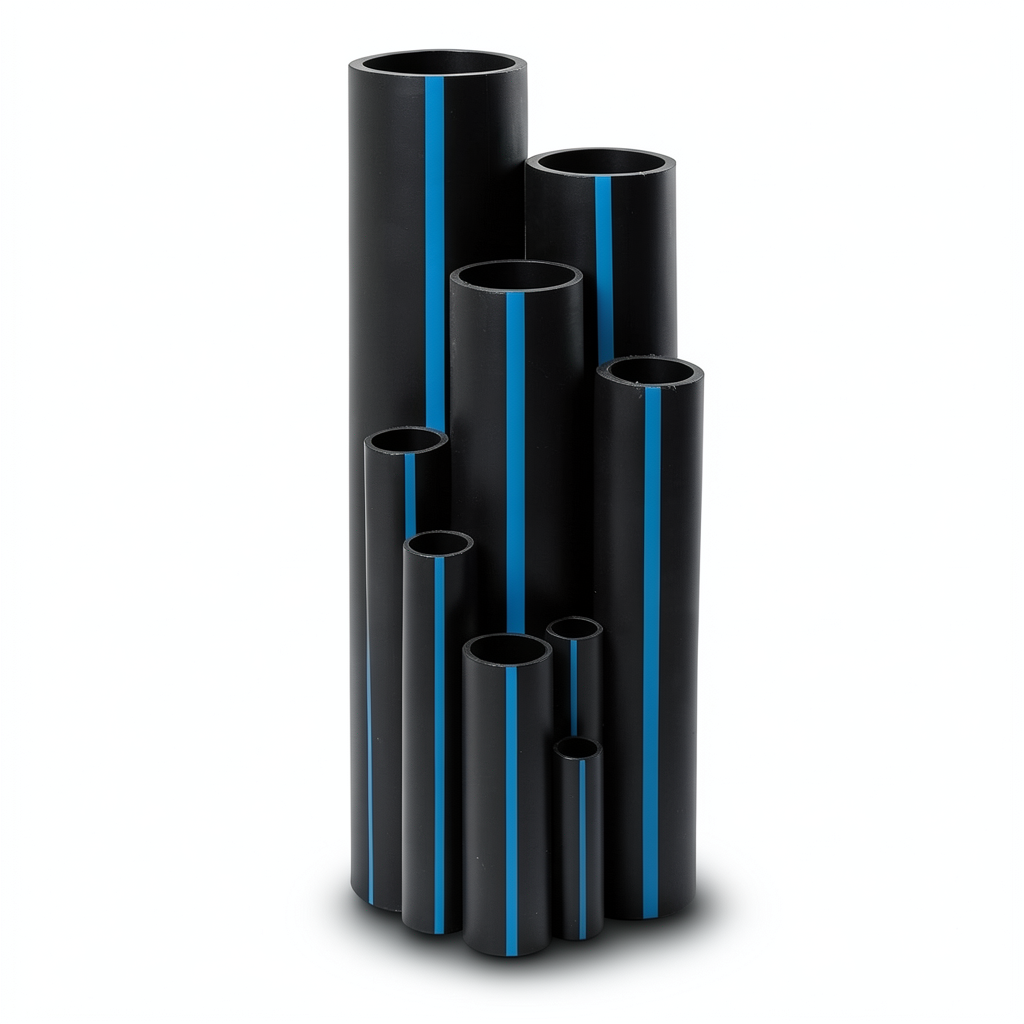 Sappco HDPE Pipe DR 21 PN 6.9 Bar Size 280 mm Thickness 13.3 mm Black | SAPPCO