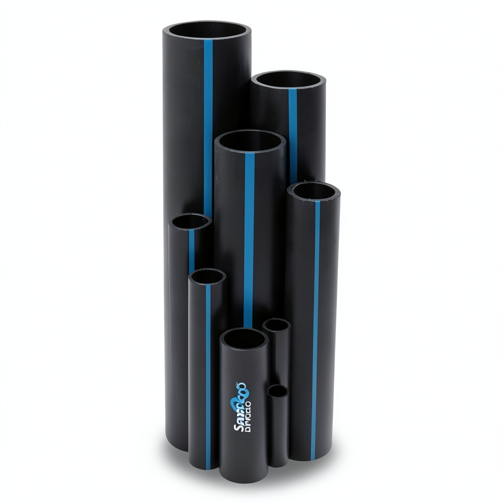 مواسير HDPE سابكو DR 21 ضغط 6.9 بار مقاس 400 مم سمك 19 مم اسود | سابكو