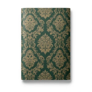 German Classic Wall Covering 10m x 0.53m Dark Green, Model 10288-15