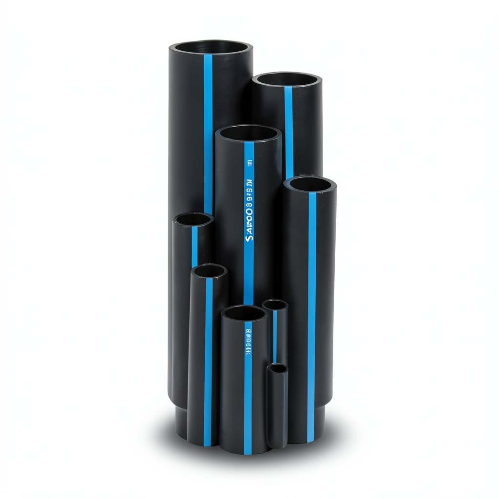مواسير HDPE سابكو DR 21 ضغط 6.9 بار مقاس 315 مم سماكة 15 مم لون أسود | سابكو