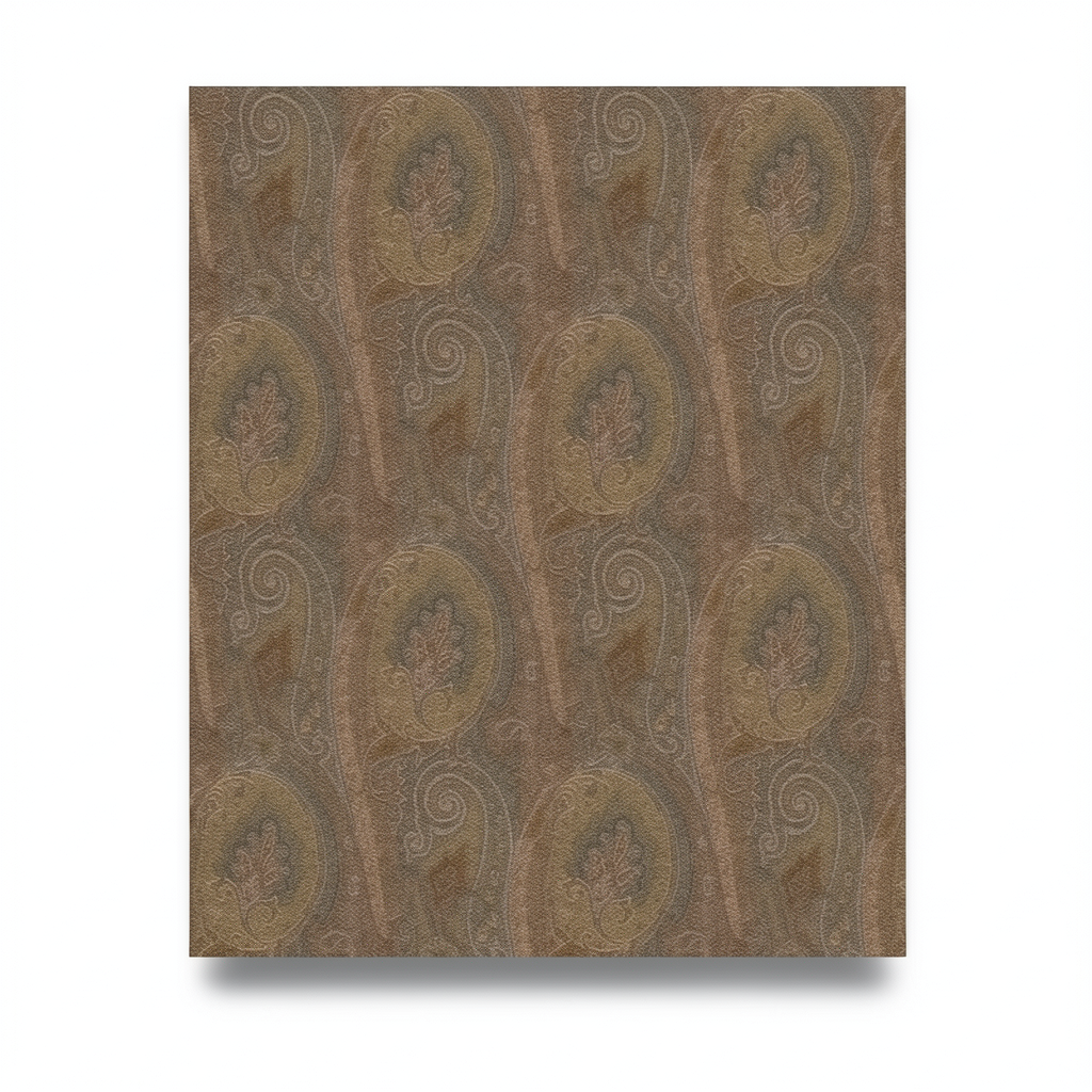 German Wallpaper 10m x 0.73m Brown Color, Model 513936