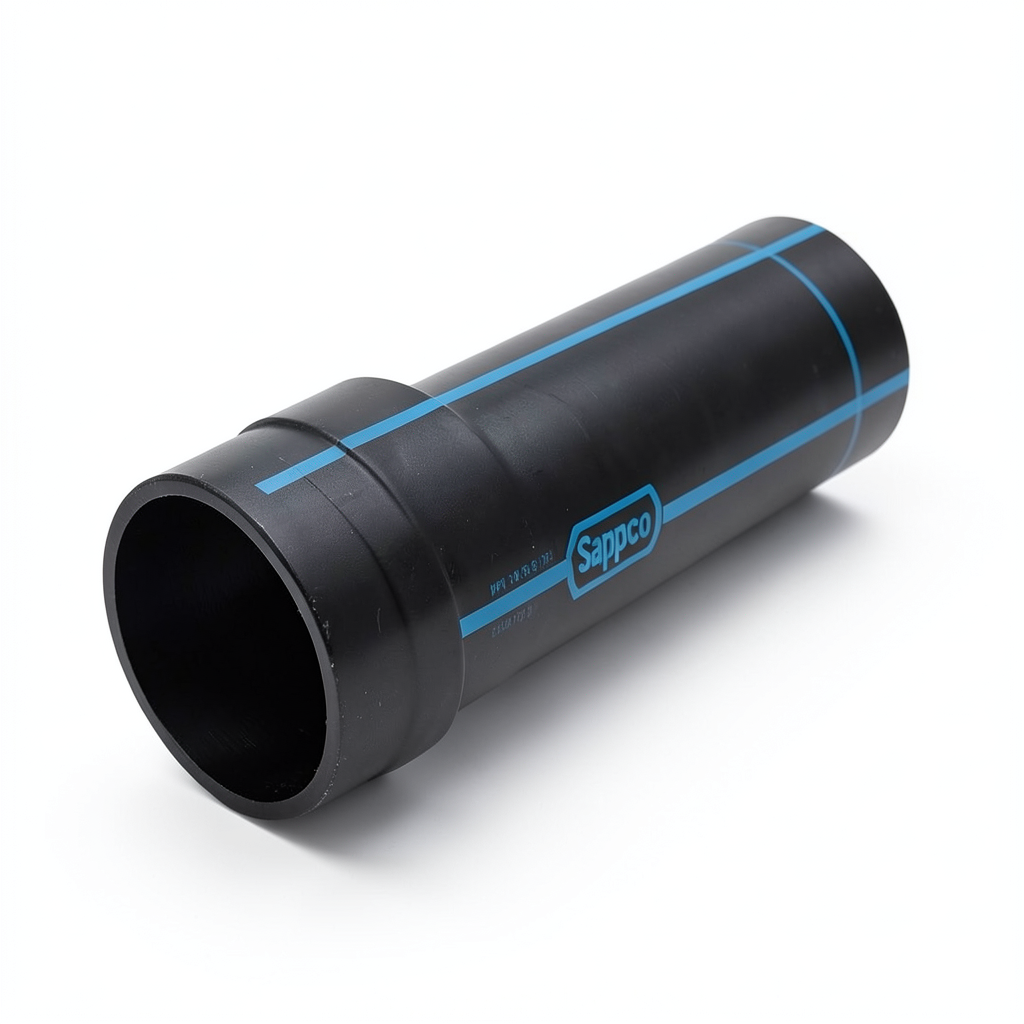 Sappco HDPE Pipe DR 21 PN 6.9 Bar Size 400 mm Thickness 19 mm Black | SAPPCO