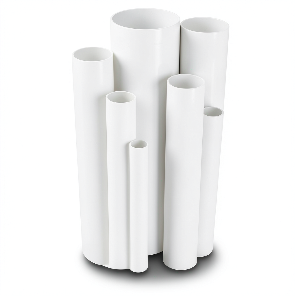UPVC Pipes Nominal Pressure 17.2 Bar Size 2 Inch Thickness 3.56 mm White