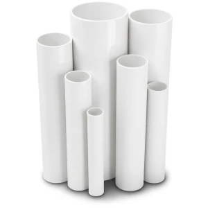 مواسير UPVC ضغط 21.7 بار مقاس 2 إنش سمك 4.47 مم لون أبيض