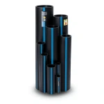 أنابيب HDPE سابكو DR 21 ضغط 6.9 بار مقاس 200 مم سمك 9.5 مم لون أسود | سابكو