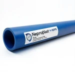 مواسير HDPE نيبروبلاست PE 80 ضغط 8 بار قطر خارجي 250 مم سمك 14.8 مم لون ازرق   