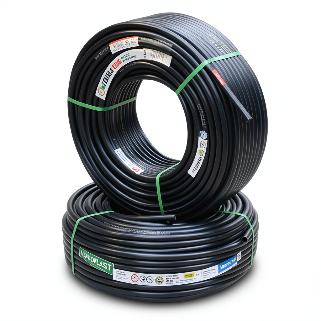 Neproplast HDPE Pipes PE 100 Pressure 16 Bar Outside Diameter 20 mm Thickness 1.9 mm Black | NEPROPLAST