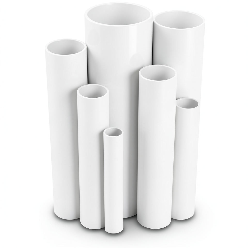 UPVC Pipes 3 Inch Nominal Pressure 11 Bar Thickness 3.43 mm White