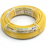 أنابيب HDPE نيبروبلاست PE 80 ضغط 12.5 بار قطر خارجي 40 مم سمك 3.7 مم لون أصفر 