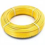 أنابيب HDPE نيبروبلاست PE 80 ضغط 12.5 بار قطر خارجي 90 مم سمك 8.2 مم لون أصفر 
