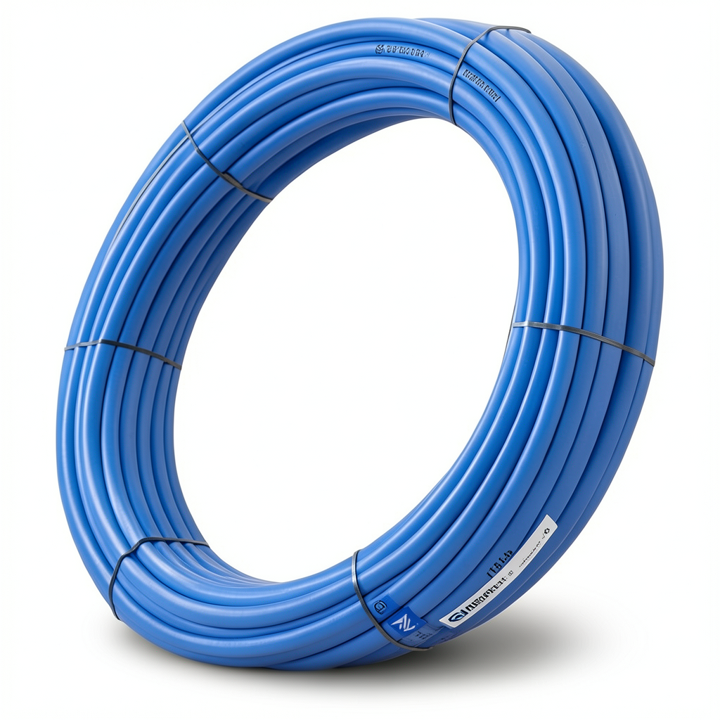 أنابيب HDPE PE 100 ضغط 16 بار قطر 25 مم سمك 2.3 مم لون أزرق | نيبروبلاست