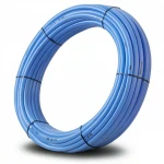 أنابيب HDPE  نيبروبلاست PE 80 ضغط 8 بار قطر خارجي 125 مم سمك 7.4 مم لون ازرق   