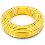 أنابيب HDPE نيبروبلاست PE 80 ضغط 12.5 بار قطر خارجي 63 مم سمك 5.8 مم لون أصفر 