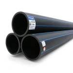 HDPE Pipes PE 100 Pressure 16 Bar Outside Diameter 200 mm Thickness 18.2 mm Black | NEPROPLAST