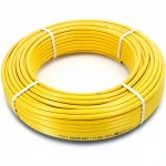 أنابيب HDPE نيبروبلاست PE 80 ضغط 12.5 بار قطر خارجي 125 مم سمك 11.4 مم لون أصفر 