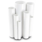 مواسير UPVC مقاس 2 إنش سمك 2.31 مم ضغط 11 بار لون أبيض