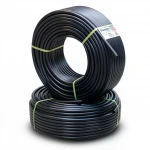 أنابيب HDPE  نيبروبلاست PE 100 ضغط 6 بار قطر خارجي 63 مم سمك 2.3 مم لون اسود