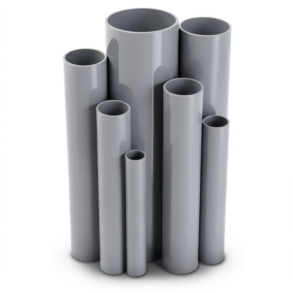 UPVC Pipes Nominal Pressure 11 Bar Size 2 inch Thickness 2.31 mm Gray Color