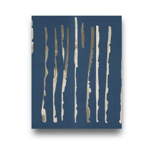 Modern Wall Covering Dark Blue 10m x 0.53m, Model 73227
