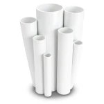 مواسير UPVC ضغط اسمي 17.2 بار مقاس 2 إنش سمك 3.56 مم لون أبيض