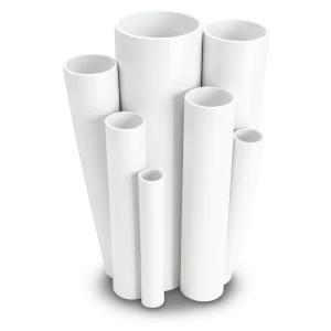 مواسير UPVC ضغط اسمي 17.2 بار مقاس 2 إنش سمك 3.56 مم لون أبيض