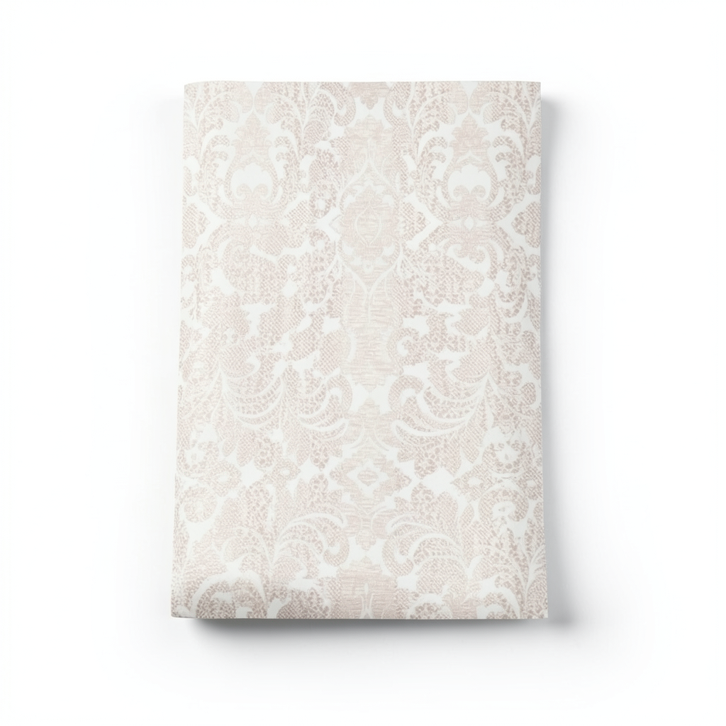 Italian Wallpaper Light Beige Classic Design, Size 10m x 0.70m