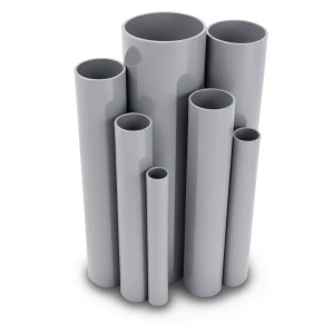 مواسير UPVC ضغط 17.2 بار مقاس 2 إنش سمك 3.56 مم لون رمادي