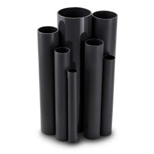 مواسير UPVC مقاس 2 إنش سمك 3.56 مم ضغط 17.2 بار لون اسود