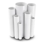 مواسير UPVC ضغط 21.7 بار مقاس 2 إنش سمك 4.47 مم لون أبيض