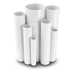مواسير UPVC ضغط 21.7 بار مقاس 2 إنش سمك 4.47 مم لون أبيض