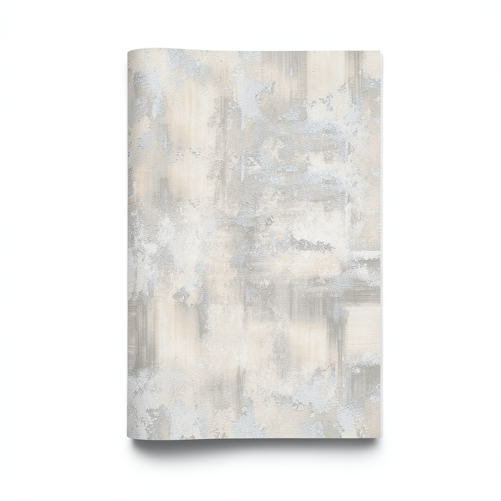 Patterned Wallpaper Beige Color 10m x 0.53m, Model 73539