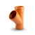 FABCO 45° Wye Branch Fitting, Socket/Socket (RJ-MM) for UPVC Pipes - Image 1