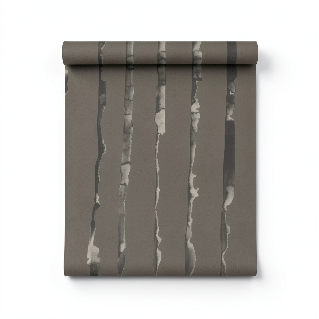Italian Wallpaper Modern Design 10m x 0.53m, Dark Beige