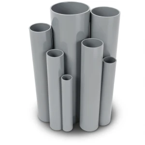UPVC Pipes Nominal Pressure 21.7 Bar Size 2 Inch Thickness 4.47 mm Gray