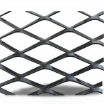 Hot Rolled (Black) Steel Expanded Metal Mesh   Thickness 6 mm Width 1.22 meter Length 6 meter | Bait Al Tatawor Company