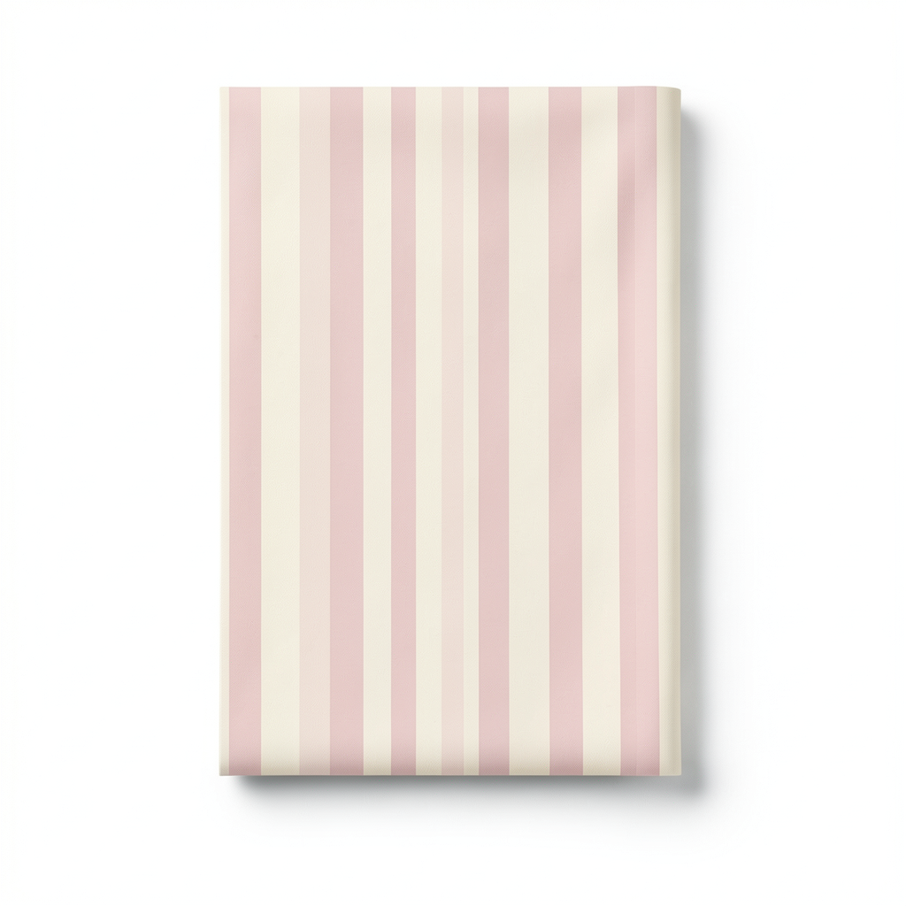 Striped Wall Decoration Pink with Beige, 10m x 0.53m, Model 10290-05