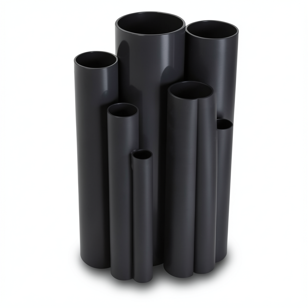 UPVC Pipes 3 Inch Thickness 2.16 mm Pressure 6.9 Bar Black