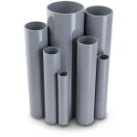 مواسير UPVC ضغط 6.9 بار مقاس 3 إنش سمك 2.16 مم لون رمادي