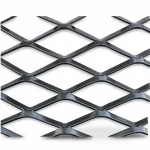 Hot Rolled (Black) Steel Expanded Metal Mesh   Thickness 2.8 mm Width 1.22 meter Length 4 meter | Bait Al Tatawor Company