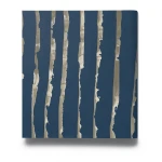 Modern Wall Covering Dark Blue 10m x 0.53m, Model 73227