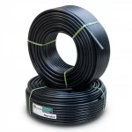 أنابيب HDPE نيبروبلاست PE 100 ضغط 6 بار قطر خارجي 50 مم سمك 1.9 مم لون اسود