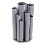 مواسير UPVC مقاس 3 إنش ضغط 8.6 بار سمك 2.74 مم لون رمادي