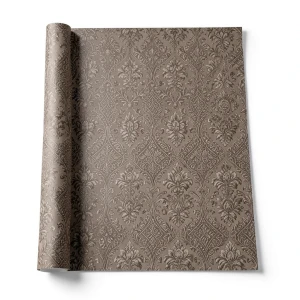 German Wallpaper Patterned Design 10m×0.53m Brown, Model 473223