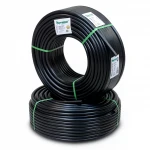 أنابيب HDPE نيبروبلاست PE 80 ضغط 12.5 بار قطر خارجي 40 مم سمك 3.7 مم لون اسود