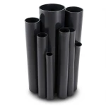 مواسير UPVC ضغط اسمي 11 بار مقاس 3 إنش سمك 3.43 مم لون أسود