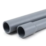 انابيب UPVC ضغط اسمي 16 بار قطر خارجي 160 مم سمك 11.90 مم لون رمادي