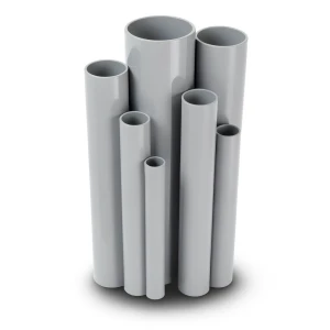 UPVC Pipes 3 Inch Size 5.23 mm Thickness 17.2 Bar Pressure Gray Color