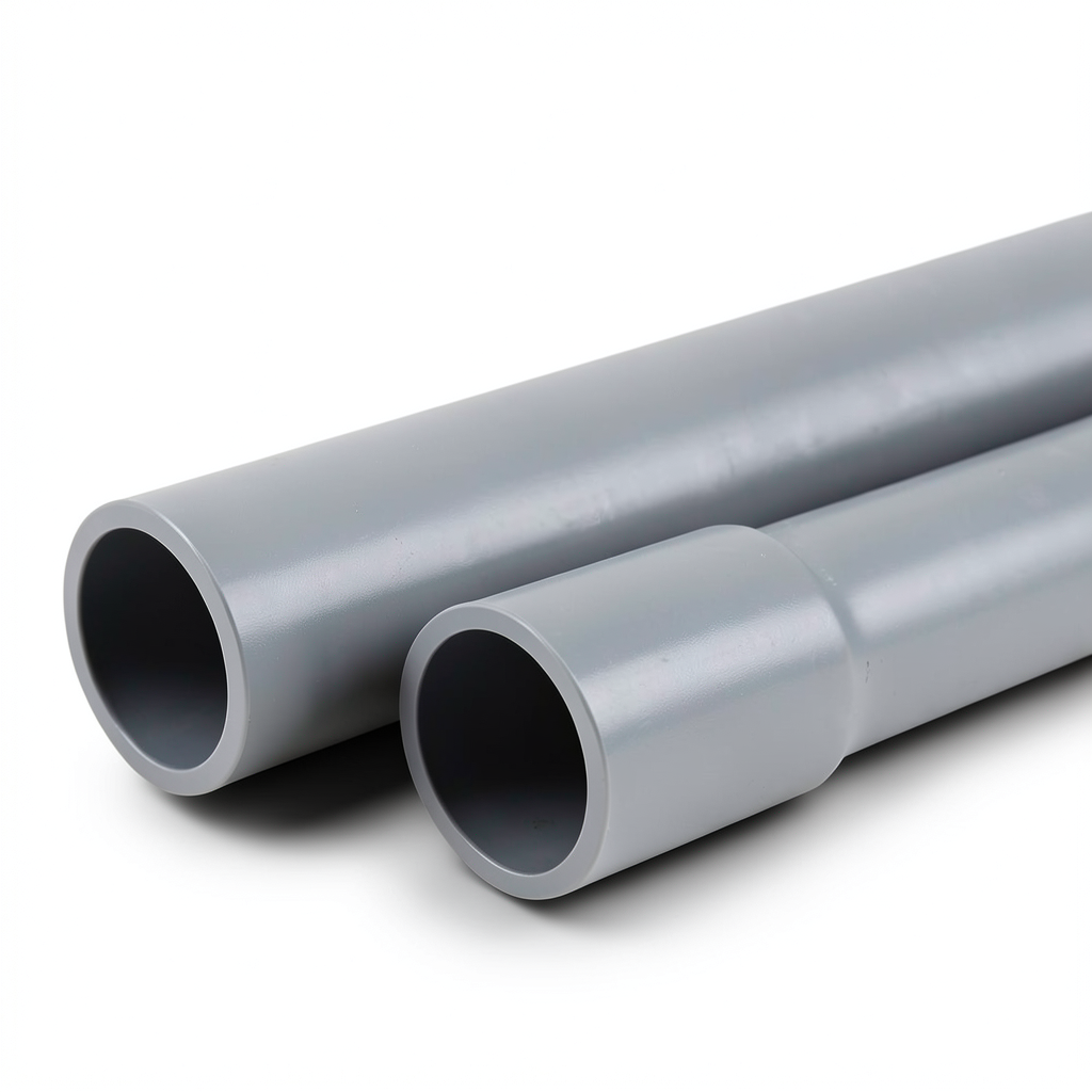UPVC Pipes Nominal Pressure 16 Bar Outer Diameter 125 mm Thickness 9.30 mm Gray