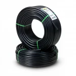 أنابيب HDPE  نيبروبلاست PE 100 ضغط 6 بار قطر خارجي 125 مم سمك 4.5 مم لون اسود