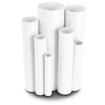 مواسير UPVC ضغط 6.9 بار مقاس 4 إنش سمك 2.8 مم لون أبيض